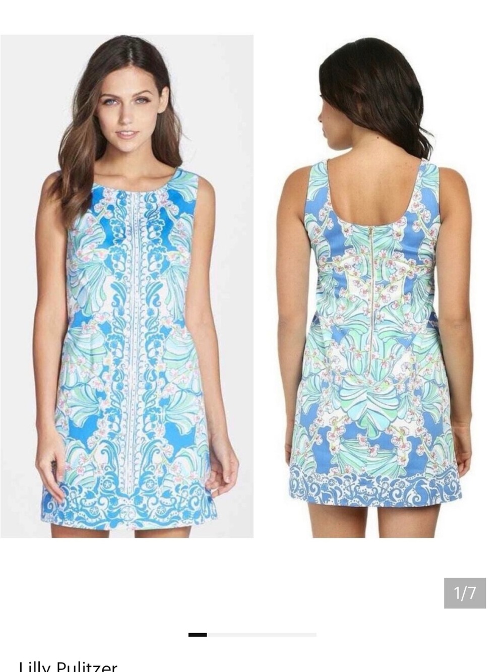 Lilly Pulitzer Cathy Shift Bay Blue